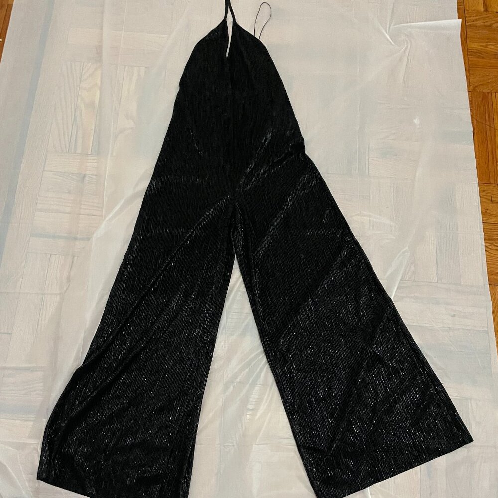 Zara jumpsuit NWT size M, wide leg
